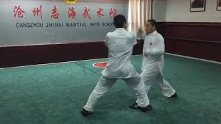 李鎮武館 孫永閣老師 八極対打　Lizhen Martial arts Bajiquan