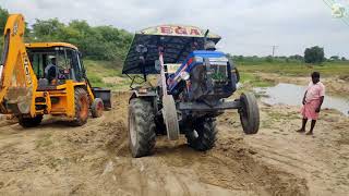 Power tractor Euro50 tractor vs Force sanman 6000 tractor | escort tractor