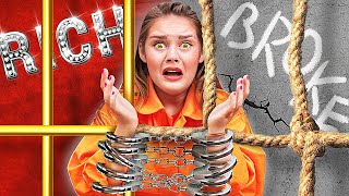 Rich Jail vs Broke Jail / 100 Layers Challenge!