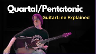 Quartal Pentatonic Guitar Line Lesson/How to Explained