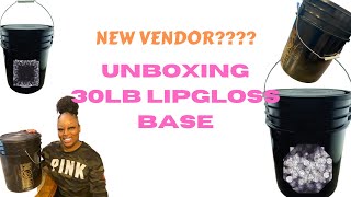 UNBOXING 30LB LIPGLOSS BASE(NEW VERSAGEL VENDOR)(NOT TKB)