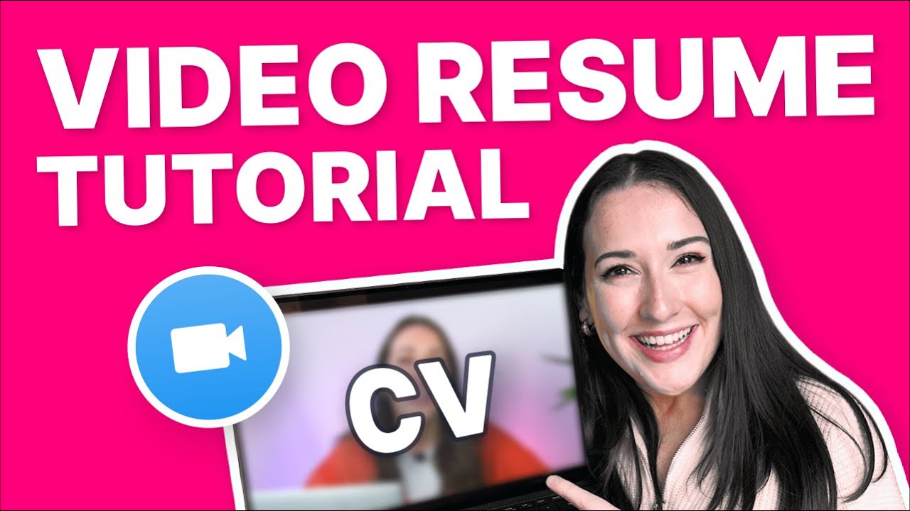 How To Make A Video Resume Template With Sample Video Youtube