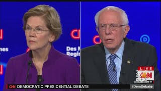 Warren, Sanders Spar In Iowa Debate
