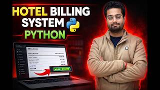 Hotel Billing System in Python | Database Management System using Python