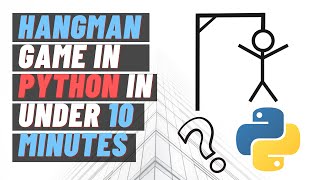 How To Code a Simple Hangman Game - Python Tutorial