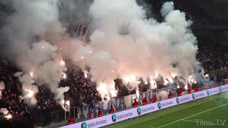 DERBY IN TIRANA, Partizani Tirana - Tirana, choreography, support \u0026 pyroshows