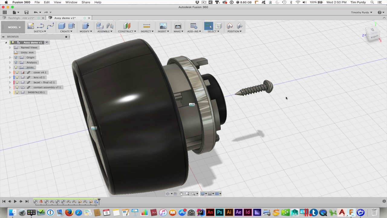 Assemblies - Inserting McMaster-Carr Parts - YouTube