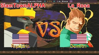 Vampire Savior: The Lord of Vampire - SlamTownALPHA vs La_Rosa FT5