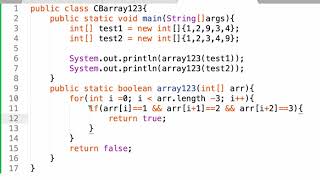 CodingBat Java Array123