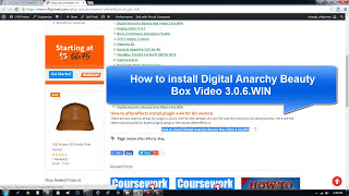 How to install Digital Anarchy Beauty Box Video 3 0 6 WIN