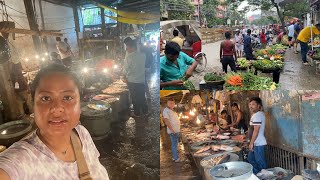 Local Market in Guwahati | Bought Organic vegetables from market | Real Talk with you all🥒🥦🥬🥕​⁠