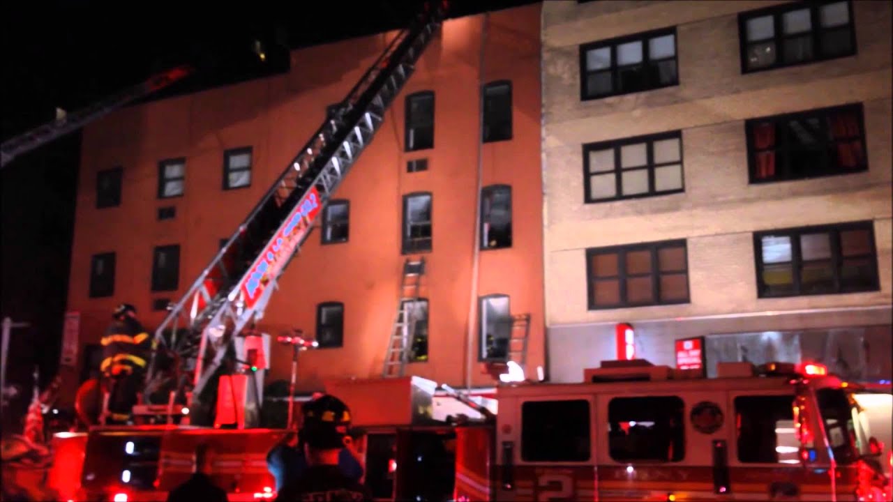 FDNY ON SCENE & BATTLING MAJOR 3 ALARM FIRE ON 2ND AVE. & E. 49TH ST ...