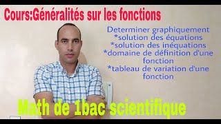 cours: Géneralités sur les fonctions