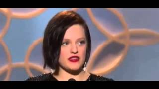 Elisabeth Moss Acceptance Speech Golden Globe Awards 2014