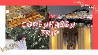 [ Copenhagen vlog ]  Copenhagen travel vlog / 哥本哈根冬季旅遊 / 丹麥必去景點吃喝 / 英國留學生聖誕假期 ep1