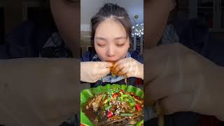 Asmr Satisfying sizzling frogs relaxing sounds, Asmr 만족스러운 지글지글 개구리의 편안한 소리| SUR MIAN먹방 #3908