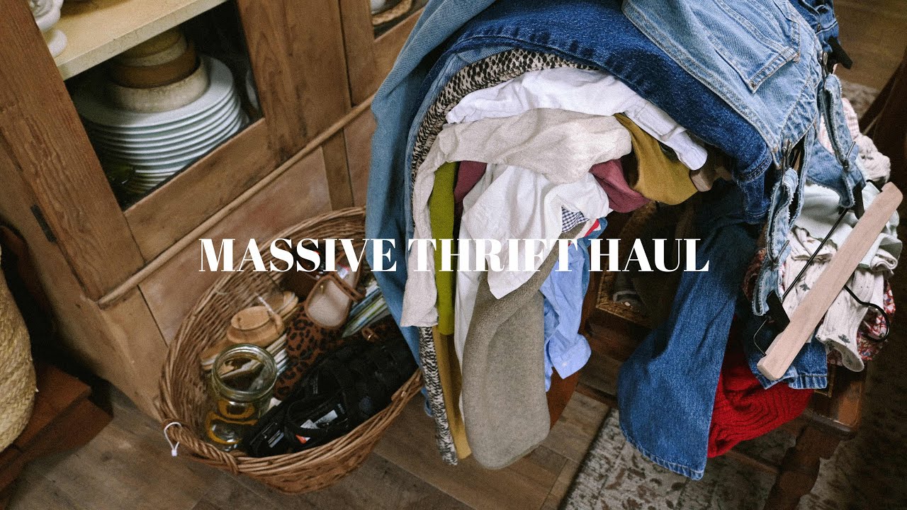 Massive Thrift Haul Youtube
