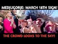 MARCH 18 SIGN! Medjugorje: Crowd Amazed As White Doves Appear Above Apparition At Moment of Vision!