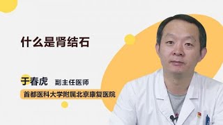 什么是肾结石 于春虎 首都医科大学附属北京康复医院