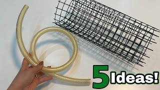 5 Genius DIY Ideas Using Garden Wire and Hose