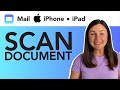 iPhone Mail: How to Scan a Document into an Email as an PDF Attachment in the Mail App on iPhone