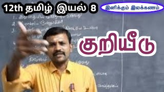 12th குறியீடு இயல் 8 இலக்கணம் | 12th Tamil Unit 8 ilakkanam Kurieedu | TN New Syllabus 2019 |