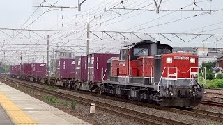 JR貨物 DD51-1803 貨物列車 (2085レ ディーゼル機関車) 東海道本線 清洲駅 貨物線