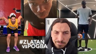تحدي المهارات بين بول بوقبا وابراهيموفيتش|مترجم عربي|Zlatan vs Pogba The Skills Battle