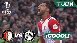 ¡GOLEADA! Doblete de Jahanbakhsh| Feyenoord 4-0 Sturm | UEFA Europa League 22/23-J2 | TUDN