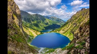 Tatry Droga nad Morskie Oko. The Tatra Mountains are in the vicinity of Morskie Oko