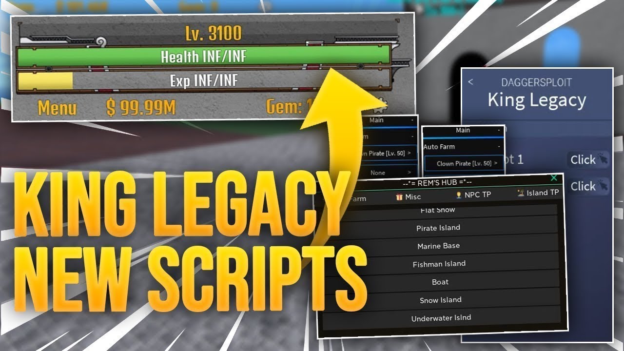 [👻NEW] OP King Legacy Script/Hack GUI: Get All Fruits, Auto Farm, Auto ...