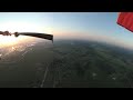 sunset skydive in 360° virtual reality Прыжок на закате с парашютом в 360°