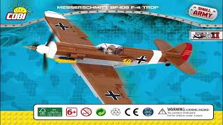 Cobi Instructions | Small Army / WW2 | 5526 | Messerschmitt Bf 109 F-4 Trop - German Fighter Plane