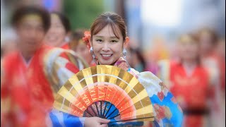 高松よさこい連２　水島よさこい2024(よさこい大通り)パレード演舞　テイク２