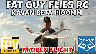 KAVAN BETA 1400MM MAIDEN FLIGHT by FGFRC #aviation #rc #rctrainer