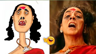 Bam Bam Bhole Song | Drawing Meme | Lakshmi | Akshay Kumar Funny Art