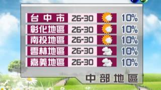2012.11.16 華視午間氣象 謝安安主播