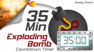 35 min exploding countdown timer