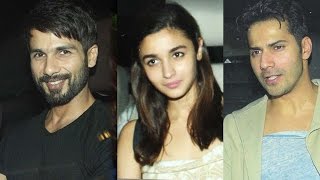 Varun Dhawan, Alia Bhatt,  Shahid Kapoor At Karan Johar’s Star-Studded Bash!