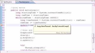Java Game Development - 25 - Starting the Sprites Movement