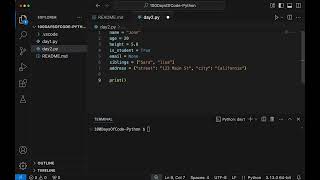 Python Day 2 - Variables