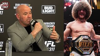 Dana White reacts to Merab Dvalishvili DEFEAT Umar Nurmagomedov at UFC 311