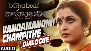 Vandamandini Champithe Dialogue || Baahubali || Prabhas, Rana , Anushka Shetty, Tamannaah Bhatia.