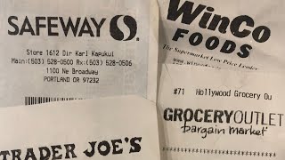 PORTLAND, OR Layover Haul…CANADIAN loves finding Amazing Deals at Winco, Grocery Outlet, Safeway, DT