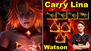 Watson 2 Rank EU - Carry Lina - Fast Game