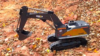 RC Excavator HUINA 1593 | Unboxing & First Drive - Rc Unboxing Ark