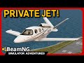 TINY Private Jet in BeamNG! - Cirrus Vision SF-50 Mod