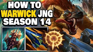 Learn how to play Warwick Jungle in Season 14 & CARRY + Best Build/Runes | Warwick Jungle Guide