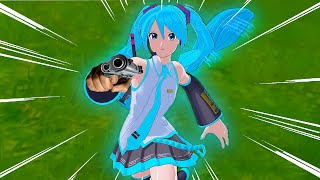 HATSUNE MIKU YA ESTA EN FORTNITE 😈