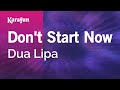 Don't Start Now - Dua Lipa | Karaoke Version | KaraFun